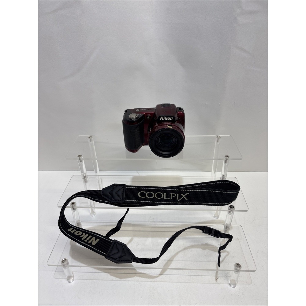 Nikon COOLPIX L110 – Red 12.1MP | 15x NIKKOR Wide Optical Zoom HD Movies Descrip